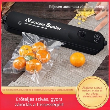 Kompakt mindent egyben vákuumcsomagoló gép otthoni használatra, nedves és száraz élelmiszer csomagoláshoz
