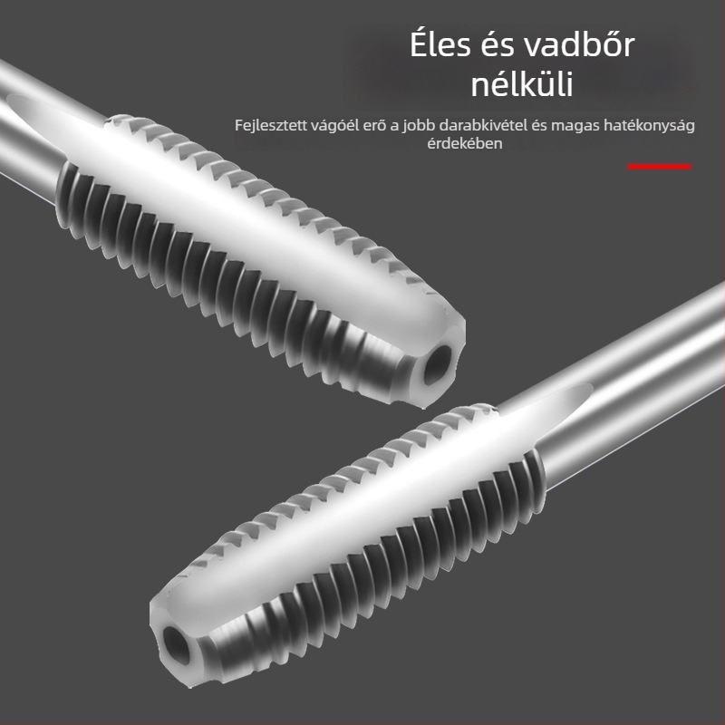 Maibu 5-darabos gyorsacél készlet menetfúró és menetvágó készlet, kód 679, törött csavarokhoz