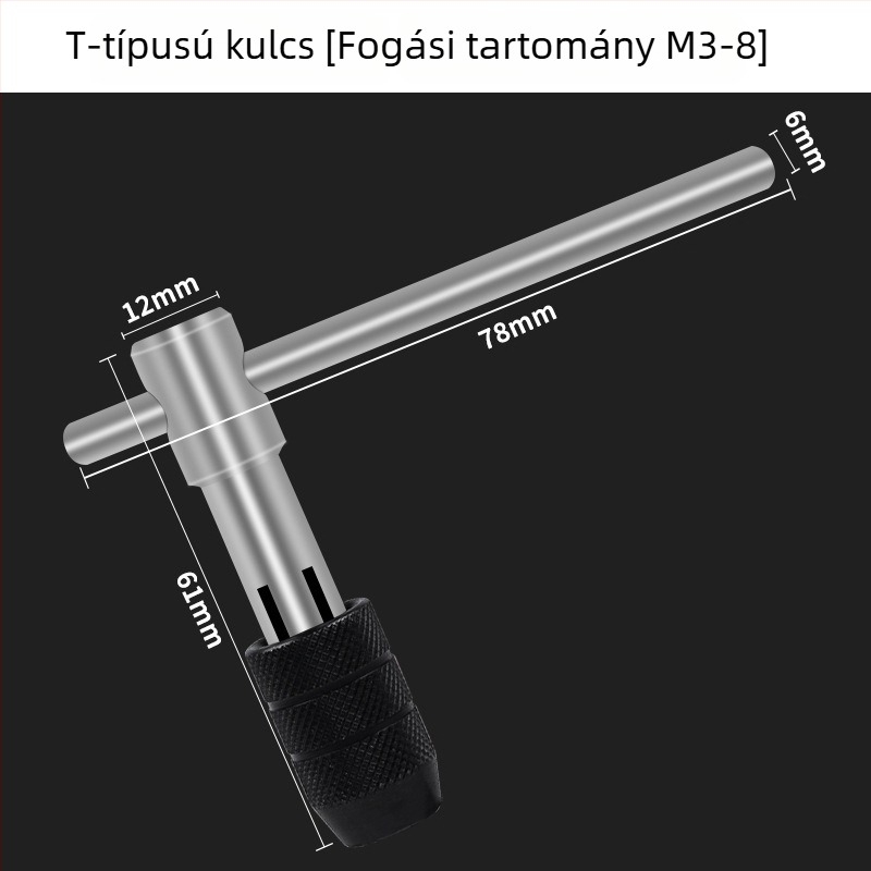 Maibu 5-darabos gyorsacél készlet menetfúró és menetvágó készlet, kód 679, törött csavarokhoz