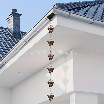 Esőlánc vasból — Vas művészeti falidísz; Anyag: Vas; Termékszám: 232; Stílus: Új kínai stílus, Művészi stílus