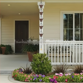 Esőlánc vasból — Vas művészeti falidísz; Anyag: Vas; Termékszám: 232; Stílus: Új kínai stílus, Művészi stílus