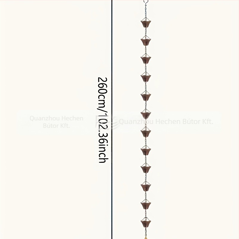 Esőlánc vasból — Vas művészeti falidísz; Anyag: Vas; Termékszám: 232; Stílus: Új kínai stílus, Művészi stílus
