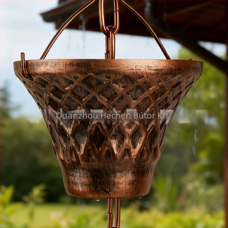 Esőlánc vasból — Vas művészeti falidísz; Anyag: Vas; Termékszám: 232; Stílus: Új kínai stílus, Művészi stílus