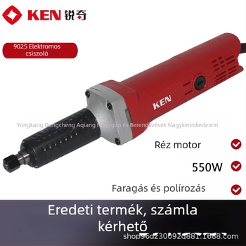 Ipari szintű elektromos csiszoló- és polírozógép, 550W, 23500 rpm, 220V, 2,2 kg