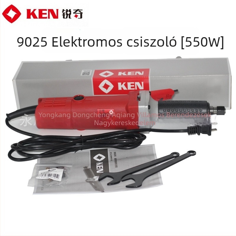 Ipari szintű elektromos csiszoló- és polírozógép, 550W, 23500 rpm, 220V, 2,2 kg