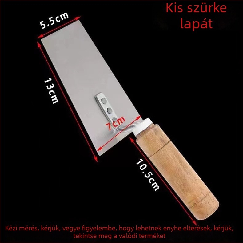 Rozsdamentes acél vakolatkészlet: spatula, glettelő kés és kaparó – Series 110, Milling Cutter kategória