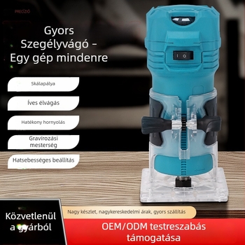 Faipari elektromos élsimító és invertált maró eszköz, kompakt hornyoló, lyukasztó és gravírozó gép