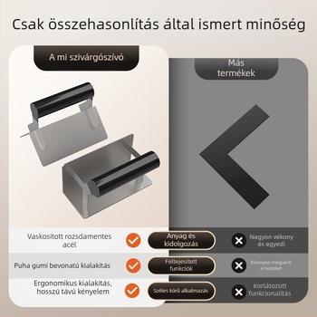 Rozsdamentes acél sarokkaparó, sík pengéjű modell, tartós vakoláshoz és falak befejezéséhez