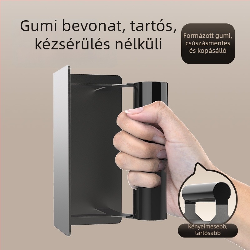 Rozsdamentes acél sarokkaparó, sík pengéjű modell, tartós vakoláshoz és falak befejezéséhez