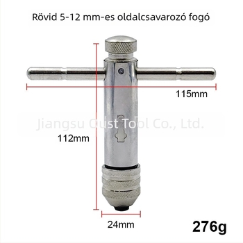 Oster Adjustable Ratchet Hand Tap Wrench, M3-M8 / M5-M12, Extended, Forward and Reverse Threading