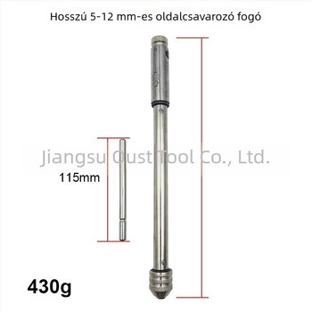 Oster Adjustable Ratchet Hand Tap Wrench, M3-M8 / M5-M12, Extended, Forward and Reverse Threading