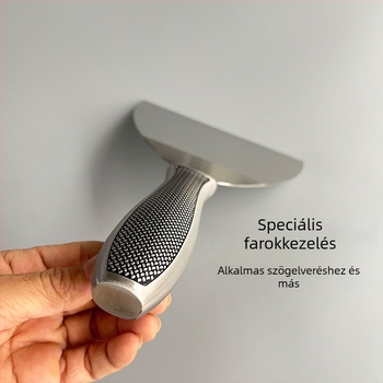 Defik integrált rozsdamentes glettelő kés, Dragon Scale dizájn, sík pengés, falak festékének letisztítására