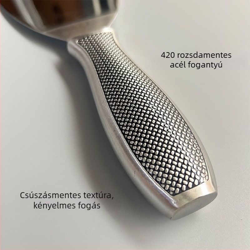 Defik integrált rozsdamentes glettelő kés, Dragon Scale dizájn, sík pengés, falak festékének letisztítására