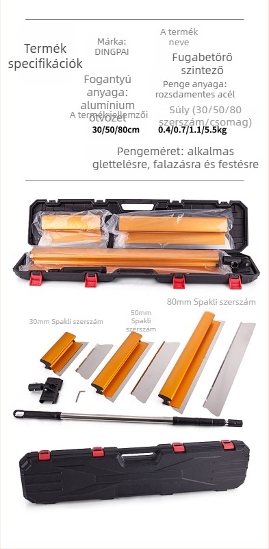 Hanxuan glettelő spatula simításra és egyengetésre – faljavító eszköz