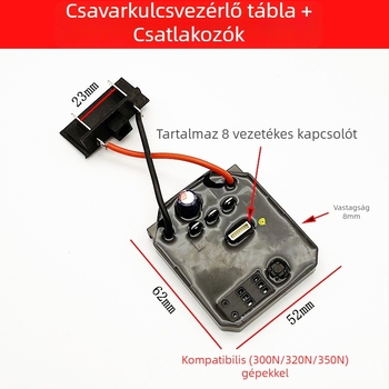 Dayi 2106 Brushless Elektromos Csavarhúzó Kapcsolóvezérlő Alaplap, Változó Sebesség Kapcsoló, Műanyag