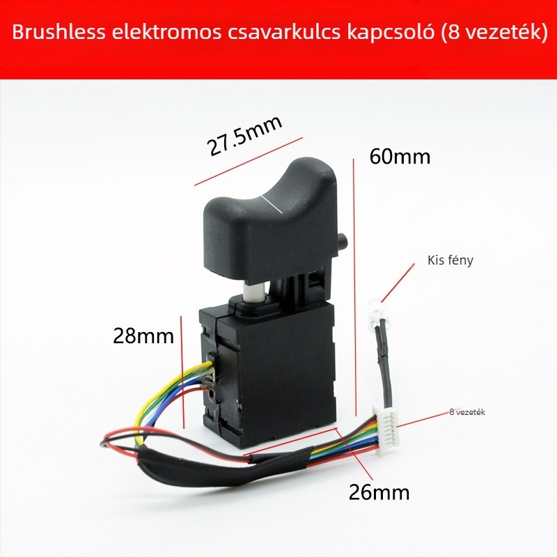 Dayi 2106 Brushless Elektromos Csavarhúzó Kapcsolóvezérlő Alaplap, Változó Sebesség Kapcsoló, Műanyag