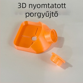 Fúró porgyűjtő készülék kézi fúróhoz, műanyag kivitel