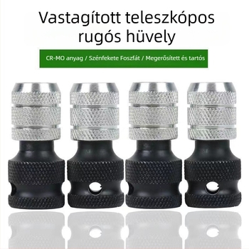 Elektromos csavarkulcs adapter – univerzális kiegészítők, teleszkópos elasztikus hüvely, márka Lm, anyag: króm-molibden acél