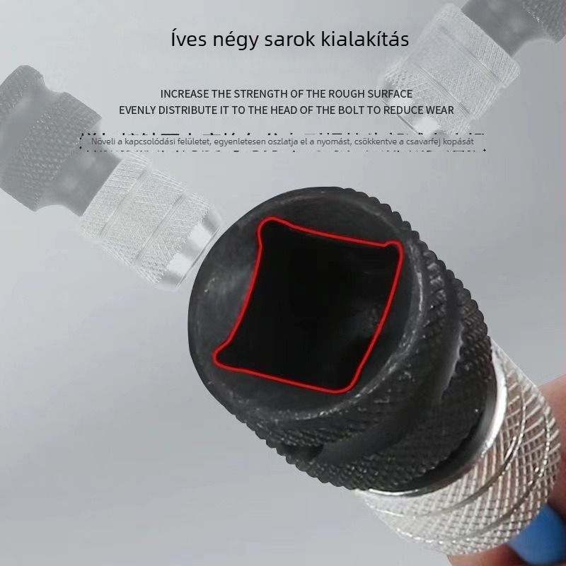 Elektromos csavarkulcs adapter – univerzális kiegészítők, teleszkópos elasztikus hüvely, márka Lm, anyag: króm-molibden acél