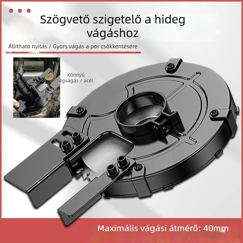 Sarokcsiszoló hideg vágáshoz való védőburkolat – alkalmas acélrudakra és vascsövekre | Anyag: 40 Iron | Márka: Xili
