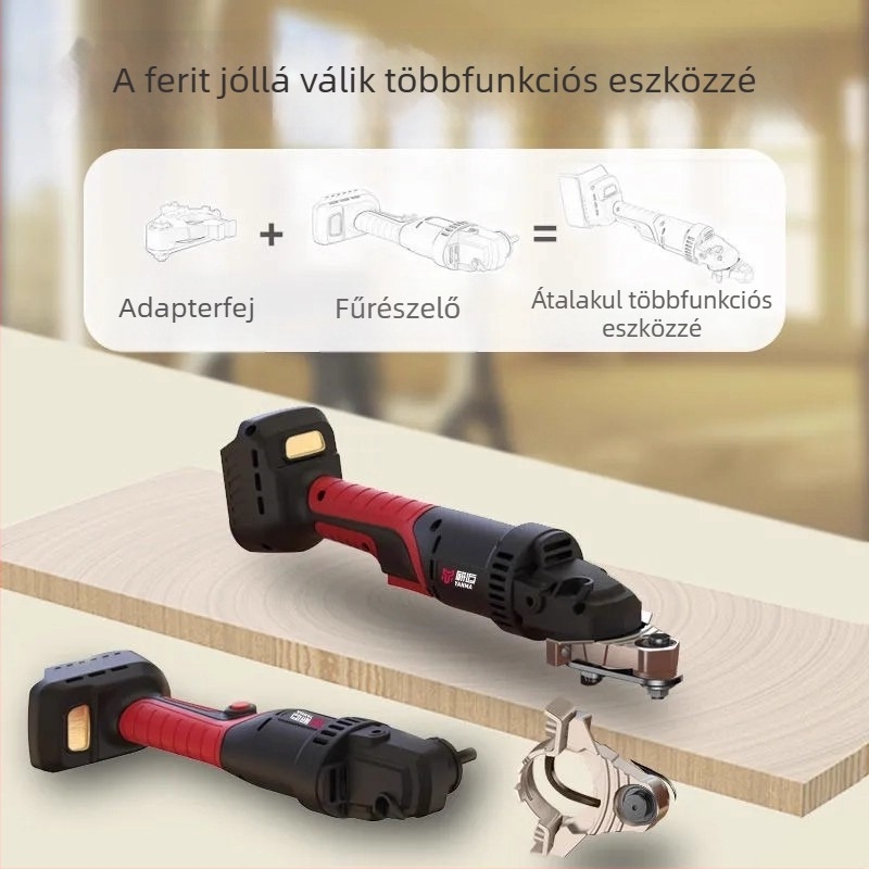 Sarokcsiszoló — univerzális famegmunkáló eszköz, többfunkciós elektromos maró átalakító fej és elektromos dalt kés