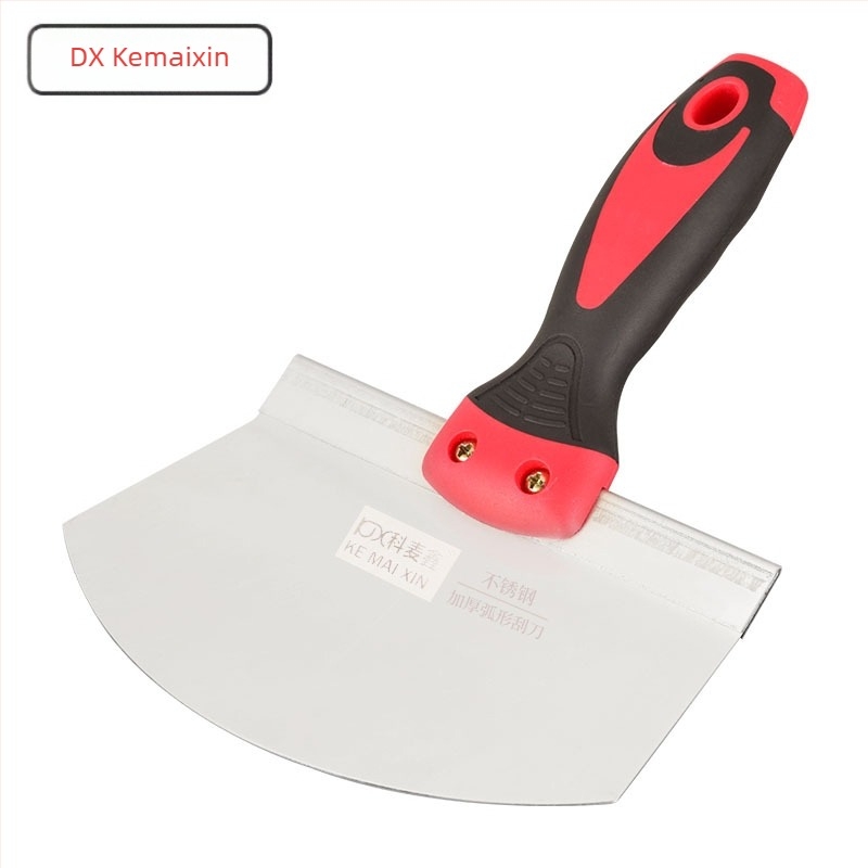 Rozsdamentes acél ívelt kaparó dekoratív vakolat bevonathoz – Komuxin Curved scraper sorozat