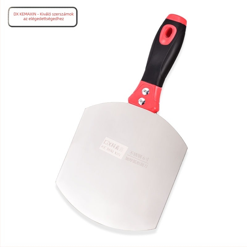 Rozsdamentes acél ívelt kaparó dekoratív vakolat bevonathoz – Komuxin Curved scraper sorozat