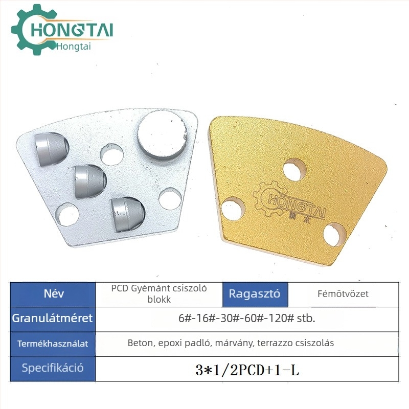 Hongtai PCD gyémánt csiszoló blokk betonpadlókhoz és márványhoz – Szinterezési folyamat