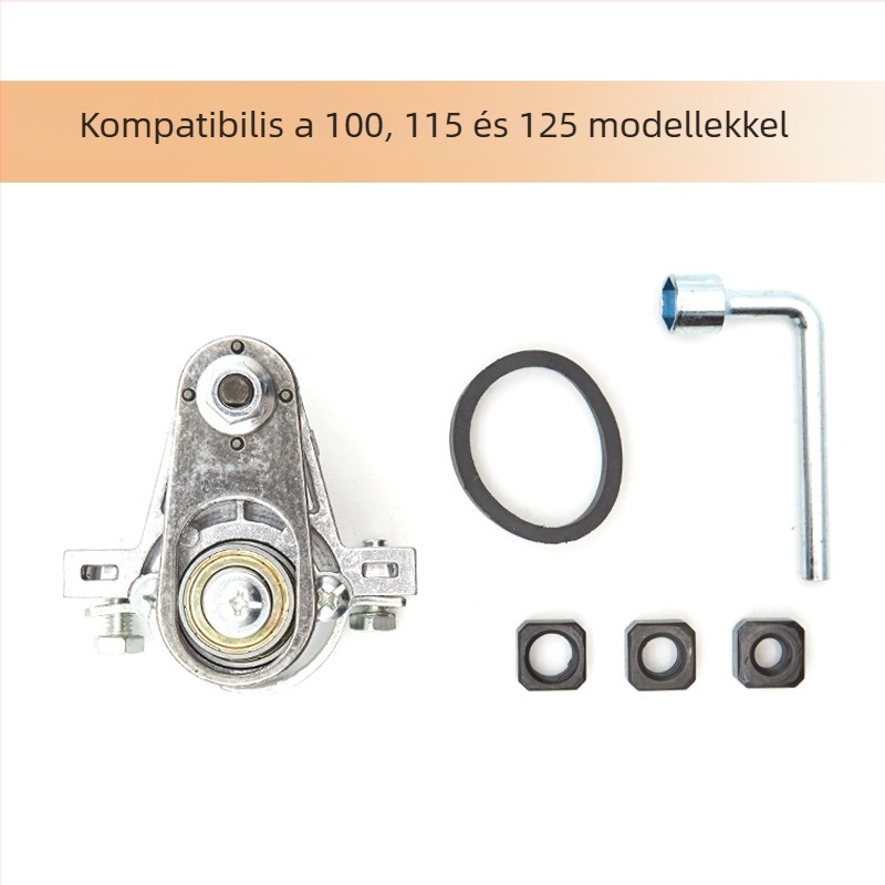 Átalakító fej szögcsiszolóhoz – univerzális faipari adapter, acél, ZHCY