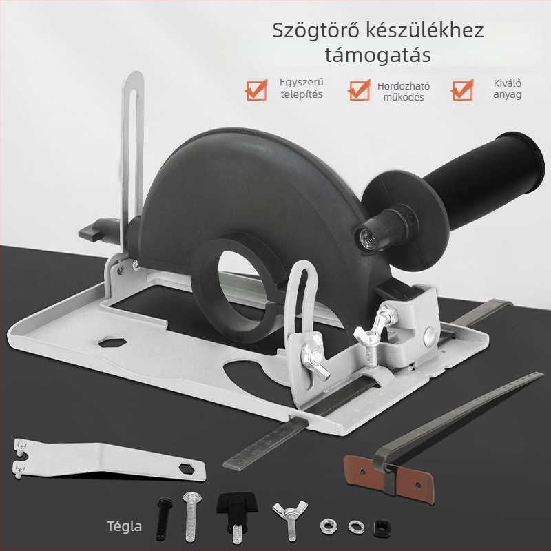 Elegant szögcsiszoló konverziós alap – állítható, univerzális vágóeszköz fa, fém és csempe számára