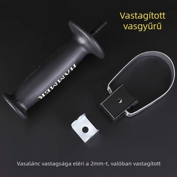 Shouli Elülső fogantyú elektromos kalapácshoz/ütvefúróhoz — vastagított kialakítás, műanyag
