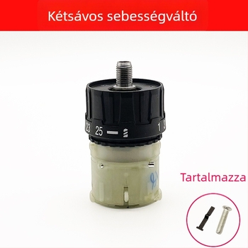 Fúróházas hajtómű egység – kettős sebesség, Brushed/Brushless kompatibilis, 12V/16,8V/21V, fém + műanyag