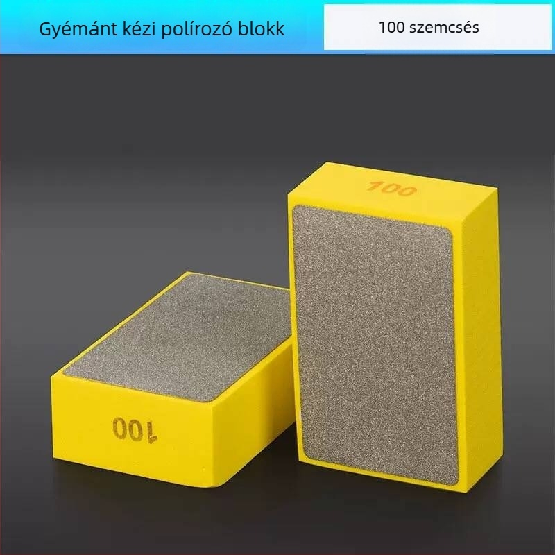 Gyémántos kézi élcsiszoló eszköz csempékhez – Xinda, modell 00, anyag: emery, 60-mesh gyémánt csiszoló (száraz csiszolás)