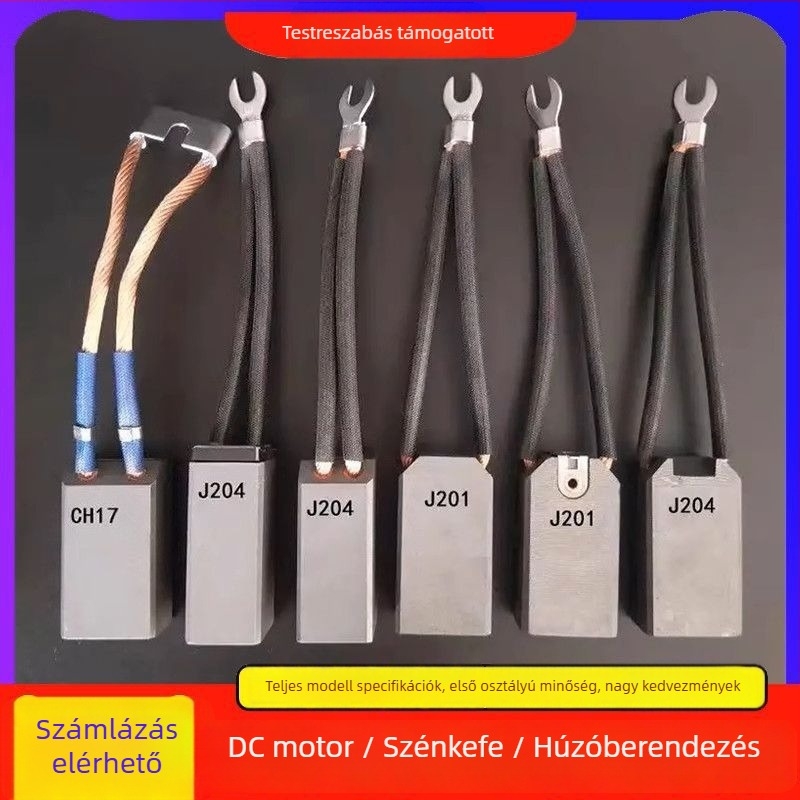 Motor szénkefék J201/J204/J164/CH17/S27/D172/J206 modellekhez — réz