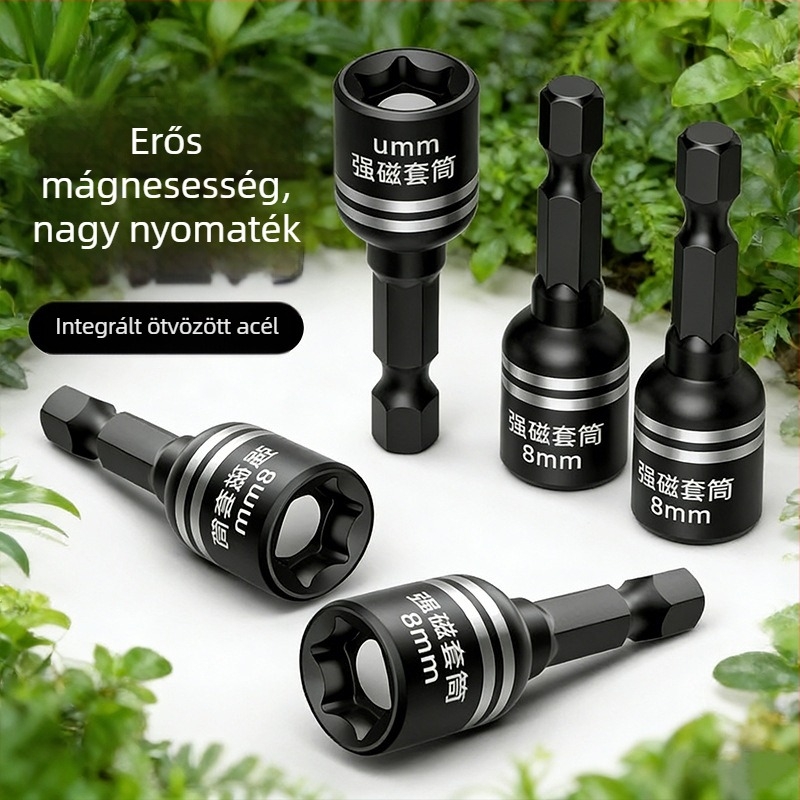 Erős mágneses, nagy keménységű hatszögletű bit fúróhoz