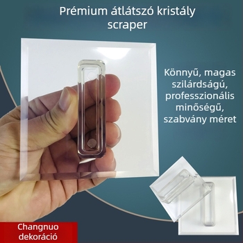 Átlátszó, többszörös kaparóeszköz — műanyag és akril, velúr csiszolás, festéshez, modell 806TA, Class High márka