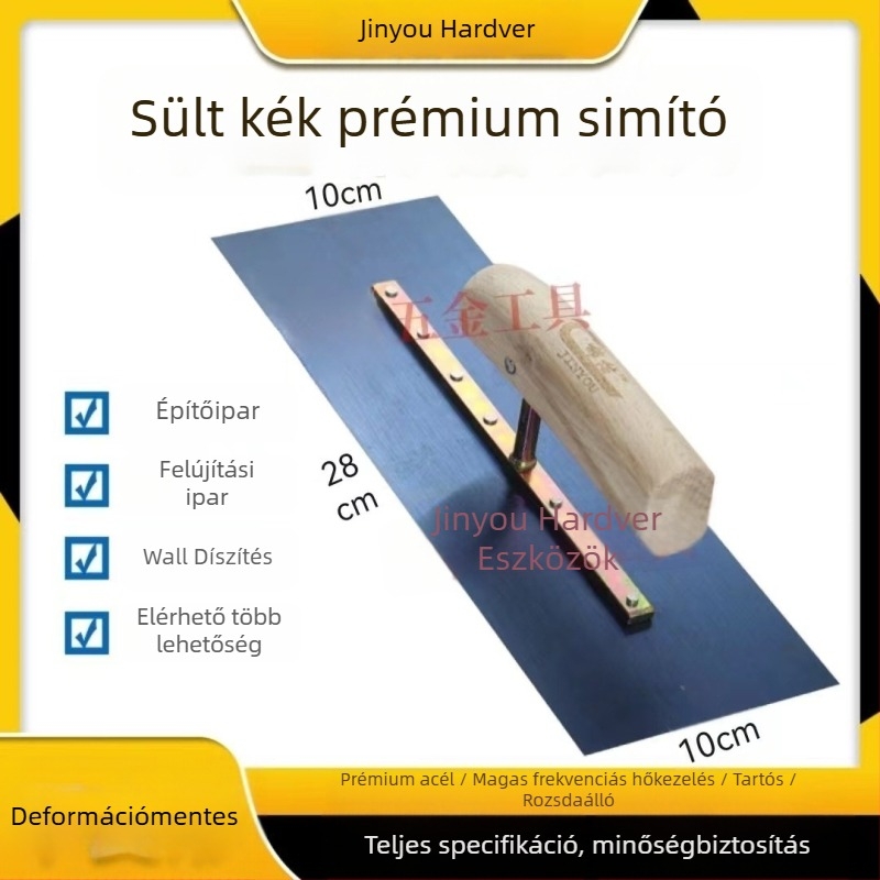 Putty- és ragasztókaparó eszköz, imitált porcelán kaparóval és diatomit spatulával — hossz 300–400 mm, vastagság 0.5 mm, márka Jinyu