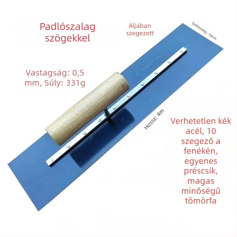 Putty- és ragasztókaparó eszköz, imitált porcelán kaparóval és diatomit spatulával — hossz 300–400 mm, vastagság 0.5 mm, márka Jinyu
