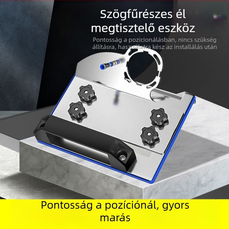 Csempe élvédő keret ferde vágáshoz, típus 100, szénacél