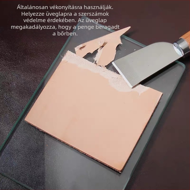 Edzett üveg élének polírozására szolgáló hátoldali lemez – erős hátlap, durva hátoldal, DIY használat, tömeg 255–430 g