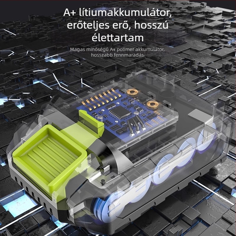 ZHIPU vezeték nélküli ütvefúró, brushless motor, 48V Li‑ion akkumulátor, egyenes kialakítás, fokozatmentes sebességszabályozás, háromcsúcsú befogó, otthoni használatra