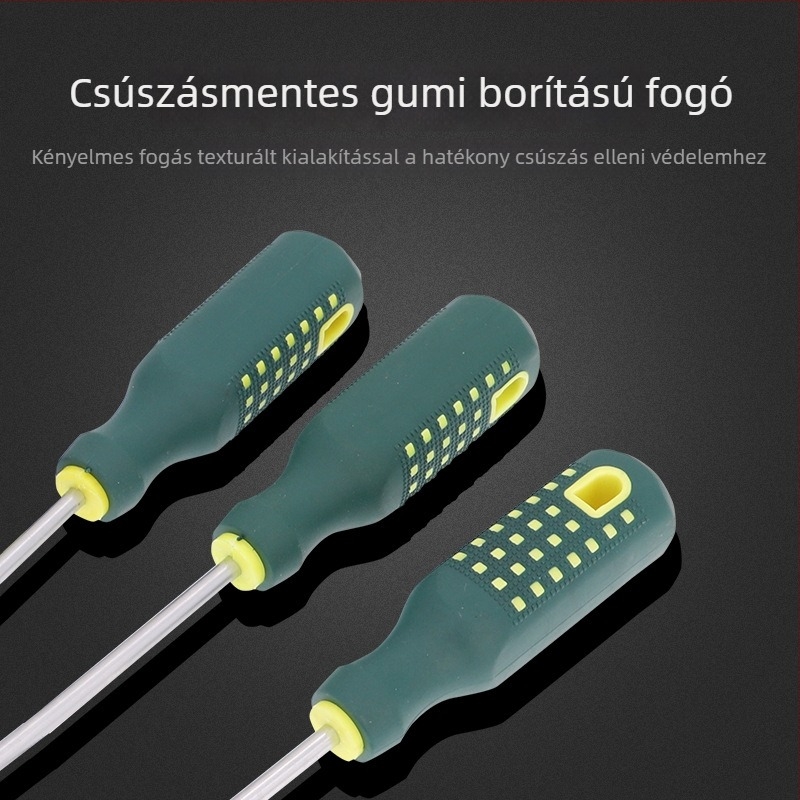 Yu shun csavarhúzó készlet Phillips, flat, háromszög, U- alakú és virágfejű tipussal; szénacél, 0,1 kg; 360 darab