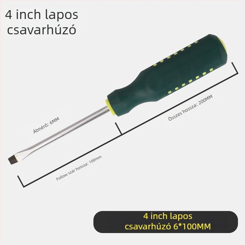 Yu shun csavarhúzó készlet Phillips, flat, háromszög, U- alakú és virágfejű tipussal; szénacél, 0,1 kg; 360 darab