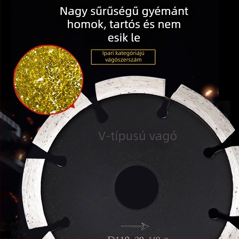 Huiyan Vastagított V-alakú vágóél kőhöz, sarokcsiszolóhoz