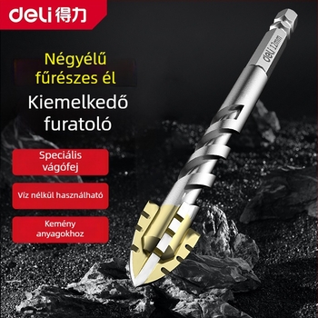 Effective csempe- és betonfúró bit – ultra-kemény, négyfogas excentrikus, száraz fúrás