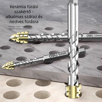 Effective csempe- és betonfúró bit – ultra-kemény, négyfogas excentrikus, száraz fúrás
