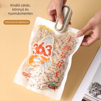 Záróklipsz zacskókhoz — Feldolgozás testreszabása, Nyomtatott logó, Licencelhető magáncímke, Modern egyszerű stílus