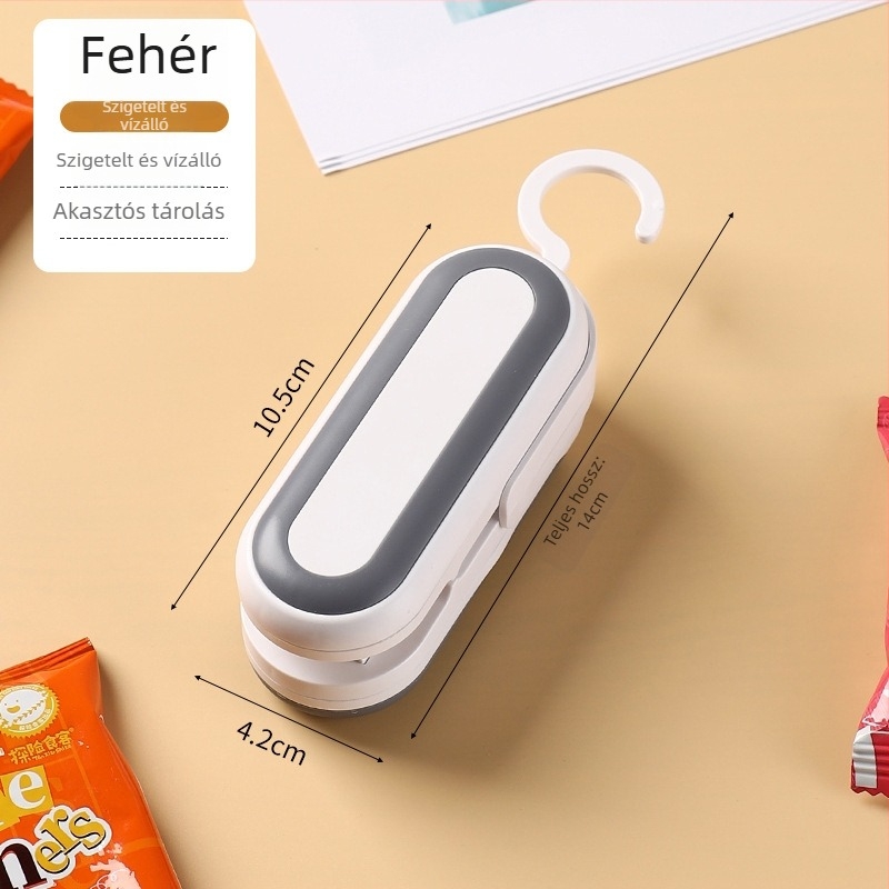 Záróklipsz zacskókhoz — Feldolgozás testreszabása, Nyomtatott logó, Licencelhető magáncímke, Modern egyszerű stílus