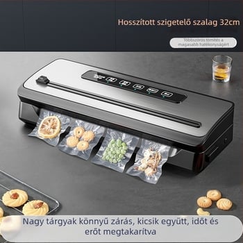 Vákuumzáró gép, teljesen automata, háztartási és kereskedelmi élelmiszercsomagoláshoz