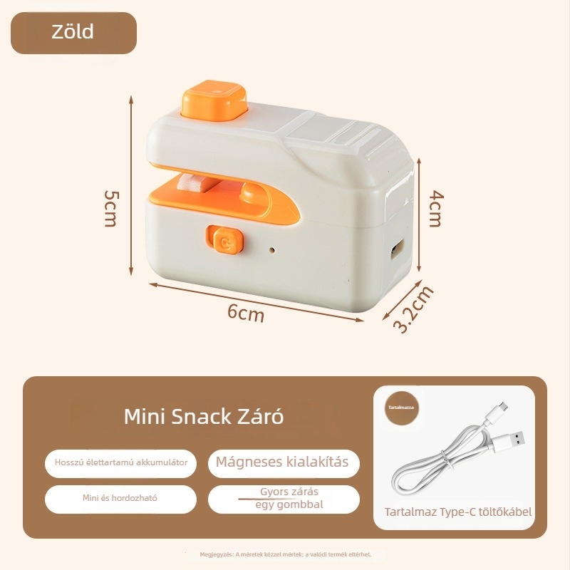 Zacskózáró klipsz – kompakt, hőzáró zárás, logónyomtatás, egyedi gyártás